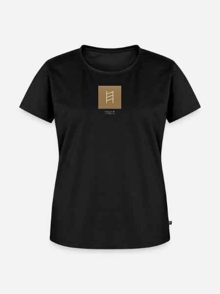Renaissance-Belagerungsleiter - Frauen Premium Bio T-Shirt - Schwarz