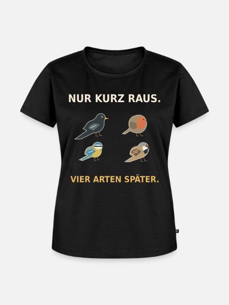 Vier Arten später - Frauen Premium Bio T-Shirt - Schwarz