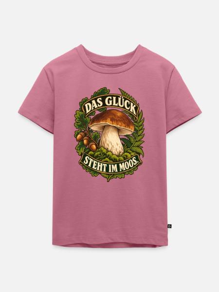 Moospilz Glücksbanner - Kinder Premium Bio T-Shirt - Mauve