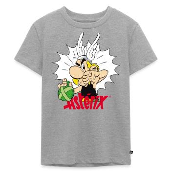 Asterix & Obelix Weg Von Meinem Zaubertrank - Kinder Premium Bio T-Shirt - Grau meliert - Vorne - AI Model Kid Male (0cm)