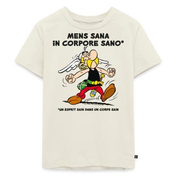 Asterix – Ein gesunder Geist in einem gesunden Körper - Kinder Premium Bio T-Shirt - Naturweiß - Vorne - AI Model Kid Male (0cm)