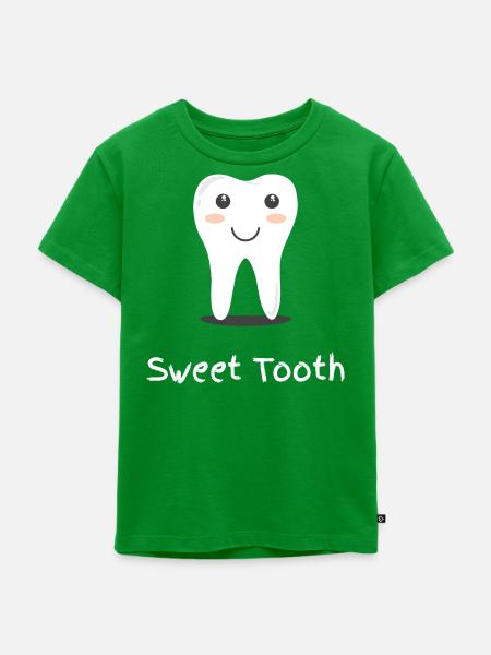 Sweet Tooth - Kinder Premium Bio T-Shirt - Grün
