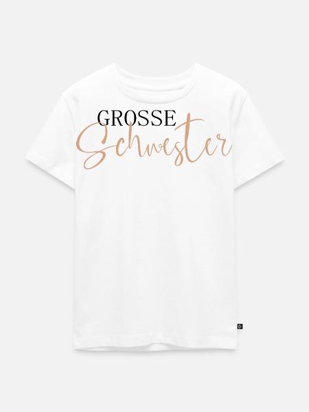 Große Schwester - Kinder Premium Bio T-Shirt - Weiß