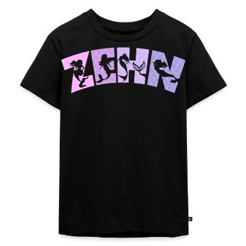 10. Geburtstag Mädchen 10 Jahre alt Meerjungfrau - Kinder Premium Bio T-Shirt - Schwarz - Vorne - Mikhail (115cm)