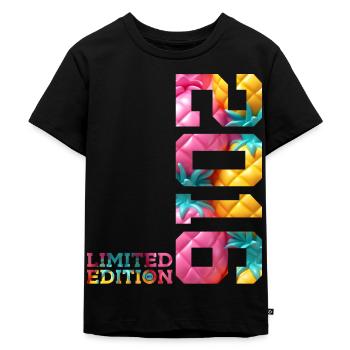 10. GEBURTSTAG LIMITED EDITION 2016 - Kinder Premium Bio T-Shirt - Schwarz - Vorne - Mikhail (115cm)