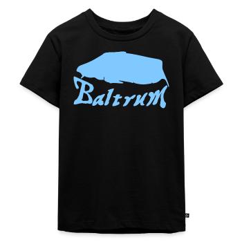 Baltrum Tattoo - Kinder Premium Bio T-Shirt - Schwarz - Vorne - Mikhail (115cm)