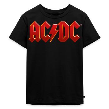 AC/DC Klassisches Logo Mit Blitz - Kinder Premium Bio T-Shirt - Schwarz - Vorne - Mikhail (115cm)