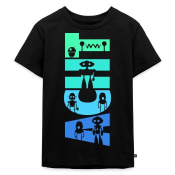 Geburtstag Kinder 8 Jahre alt Robotik Roboter - Kinder Premium Bio T-Shirt - Schwarz - Vorne - Mikhail (115cm)