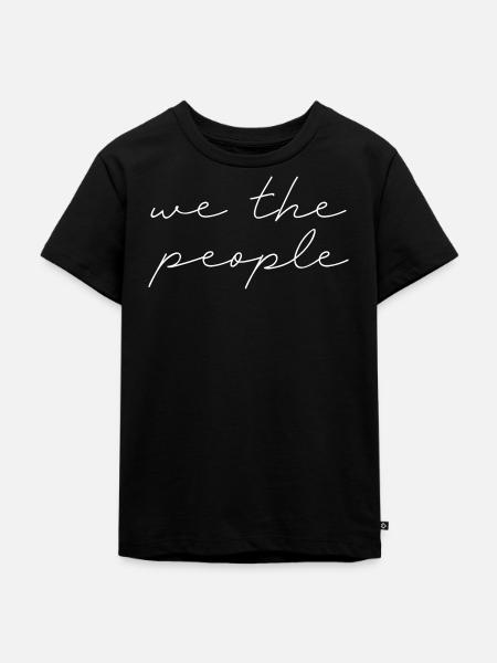 Wir, das Volk - Kinder Premium Bio T-Shirt - Schwarz