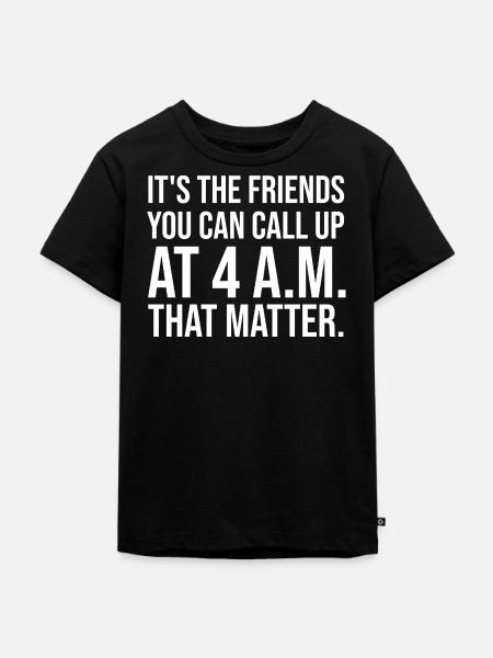 Zitat von Marlene Dietrich - Kinder Premium Bio T-Shirt - Schwarz