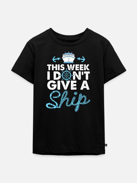 Kreuzfahrtschiff Kreuzfahrt - Kinder Premium Bio T-Shirt - Schwarz
