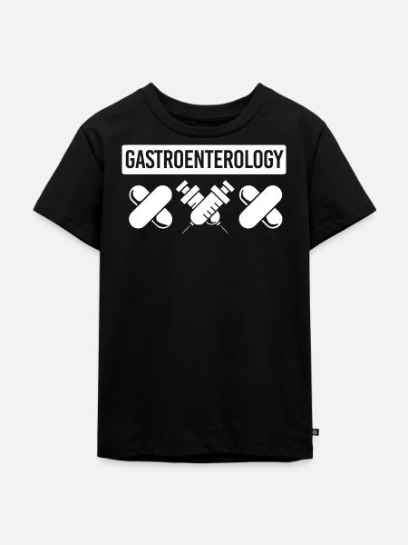 Gastroenterologie - Kinder Premium Bio T-Shirt - Schwarz
