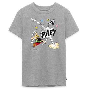Asterix & Obelix - Asterix fist - Teenager Premium Organic T-Shirt - heather grey - Front