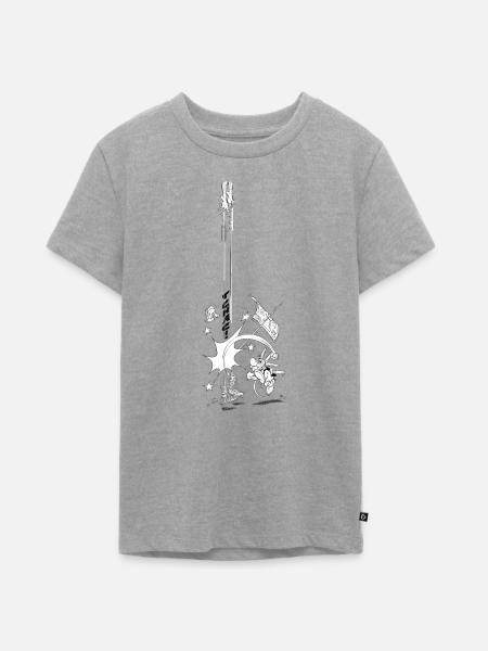 Asterix & Obelix Tchac! - Teenager Premium Bio T-Shirt - Grau meliert