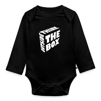 Sortez des sentiers battus - Body Bébé bio manches longues - noir - Devant