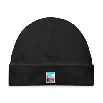Sarajevo Bosnien Herzegowina Zimmer Reiseposter - Baby Premium Organic Mütze - Schwarz - Vorne