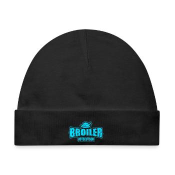 Broiler Ostdeutsch - Baby Premium Organic Mütze - Schwarz - Vorne