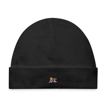 Pfiffiger Hovawart Rettungshund - Baby Premium Organic Mütze - Schwarz - Vorne