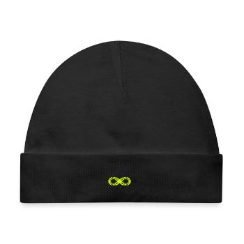 Unendlich Symbol Zeichen Symbol - Baby Premium Organic Mütze - Schwarz - Vorne