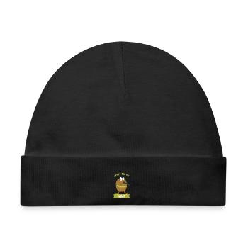 Sympathischer Kiwivogel Aotearoa - Baby Premium Organic Mütze - Schwarz - Vorne