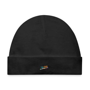 Flinke Blockflöte Bläserensemble - Baby Premium Organic Mütze - Schwarz - Vorne