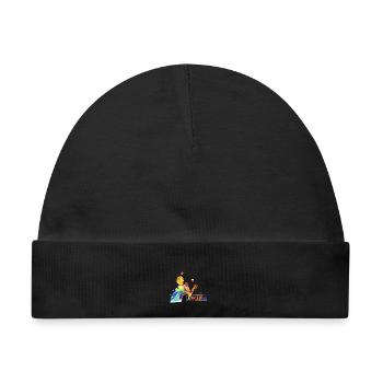 Flotter Jongleur Zirkusauftritt - Baby Premium Organic Mütze - Schwarz - Vorne