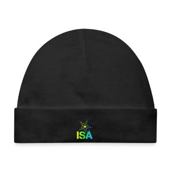 Isa Geburtstag Isabell - Baby Premium Organic Mütze - Schwarz - Vorne
