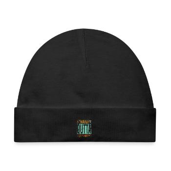 Christ Geschenk - Baby Premium Organic Mütze - Schwarz - Vorne