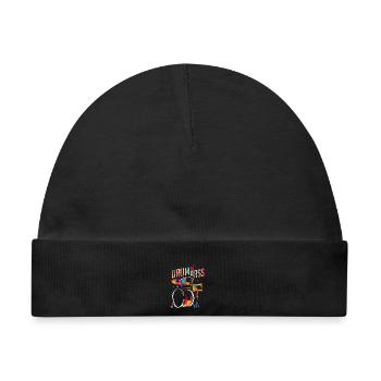 Elektrisierender Bass Raveclub - Baby Premium Organic Mütze - Schwarz - Vorne
