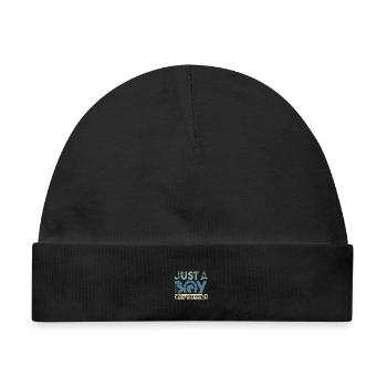 Reiter Junge Reiten Jungen - Baby Premium Organic Mütze - Schwarz - Vorne
