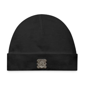 Steampunk Logo - Baby Premium Organic Mütze - Schwarz - Vorne