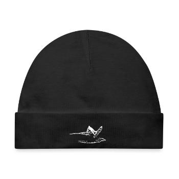 Shaka Freestyle Jump Windsurfen Cabarete DR - Baby Premium Organic Mütze - Schwarz - Vorne