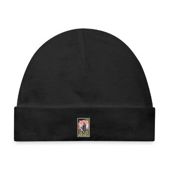 Der Gärtner Tarotkarte Schamane Wahrsagerei - Baby Premium Organic Mütze - Schwarz - Vorne