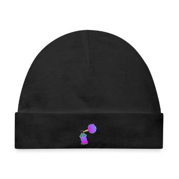 Spraydose Graffiti - Baby Premium Organic Mütze - Schwarz - Vorne