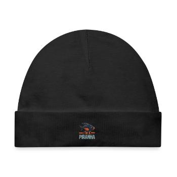 Ich bin ein Piranha-Sammler Aquarianer Aquaristik - Baby Premium Organic Mütze - Schwarz - Vorne