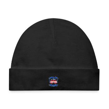 Sölden Österreich Skiurlaub - Baby Premium Organic Mütze - Schwarz - Vorne