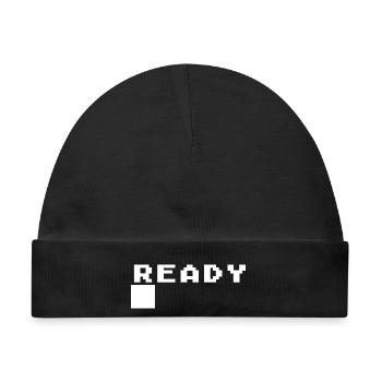 BASIC Ready - Baby Premium Organic Mütze - Schwarz - Vorne