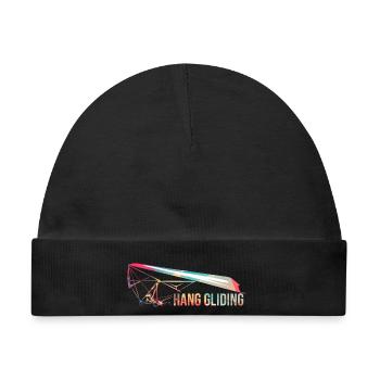 Mutiger Drachenflieger Höhenflug - Baby Premium Organic Mütze - Schwarz - Vorne