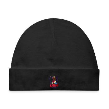 Disziplinierter Kendo Schwertkampf - Baby Premium Organic Mütze - Schwarz - Vorne