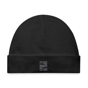 Schlagfertige Rudercrew Regatta - Baby Premium Organic Mütze - Schwarz - Vorne