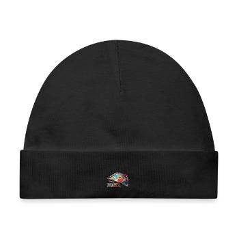 Glanzvolles Hackbrett Saitenklang - Baby Premium Organic Mütze - Schwarz - Vorne