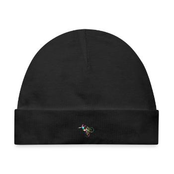 Flinker Kunstradfahrer Hallenturnier - Baby Premium Organic Mütze - Schwarz - Vorne