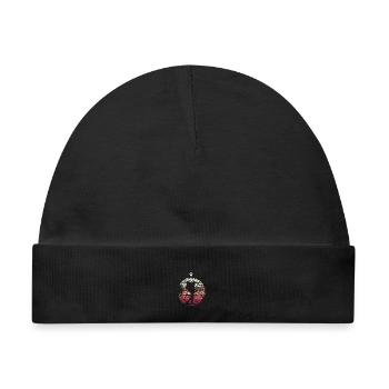 Geocaching Geschenk - Baby Premium Organic Mütze - Schwarz - Vorne