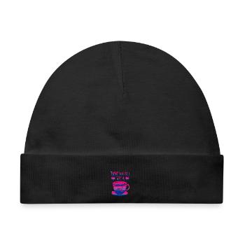 Bisexueller Bisexuelle Geschenk - Baby Premium Organic Mütze - Schwarz - Vorne