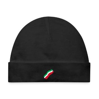 Iran - Fahne - Farben - Landesfarben - Geschenk - Baby Premium Organic Mütze - Schwarz - Vorne