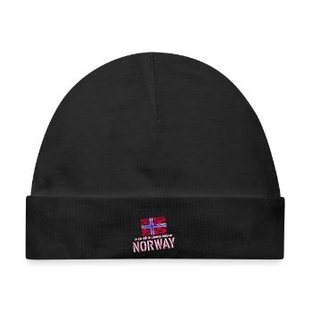 Norwegen norge - Baby Premium Organic Mütze - Schwarz - Vorne