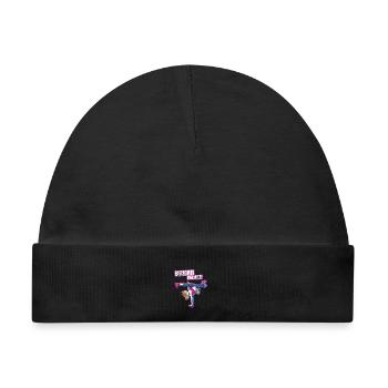 Breakdancing Unicorn Breakdance Breakdancerin - Baby Premium Organic Mütze - Schwarz - Vorne