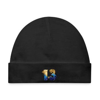 NR. 13 NUMMER 13 COOL 13. GEBURTSTAG - Baby Premium Organic Mütze - Schwarz - Vorne