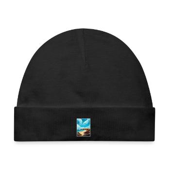 Point Reyes National Seashore California Souvenir - Baby Premium Organic Mütze - Schwarz - Vorne