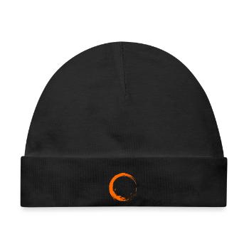 Kreis Bürste Design Neu Geschenk Vektor Form - Baby Premium Organic Mütze - Schwarz - Vorne